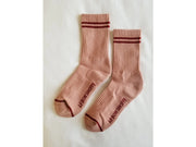 LE BON SHOPPE BOYFRIEND SOCKS - VINTAGE PINK