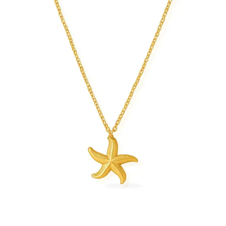 SUNNY SUNDAY STARFISH NECKLACE - GOLD