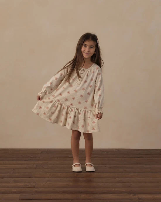 RYLEE + CRU SWING DRESS - PINK DAISIES