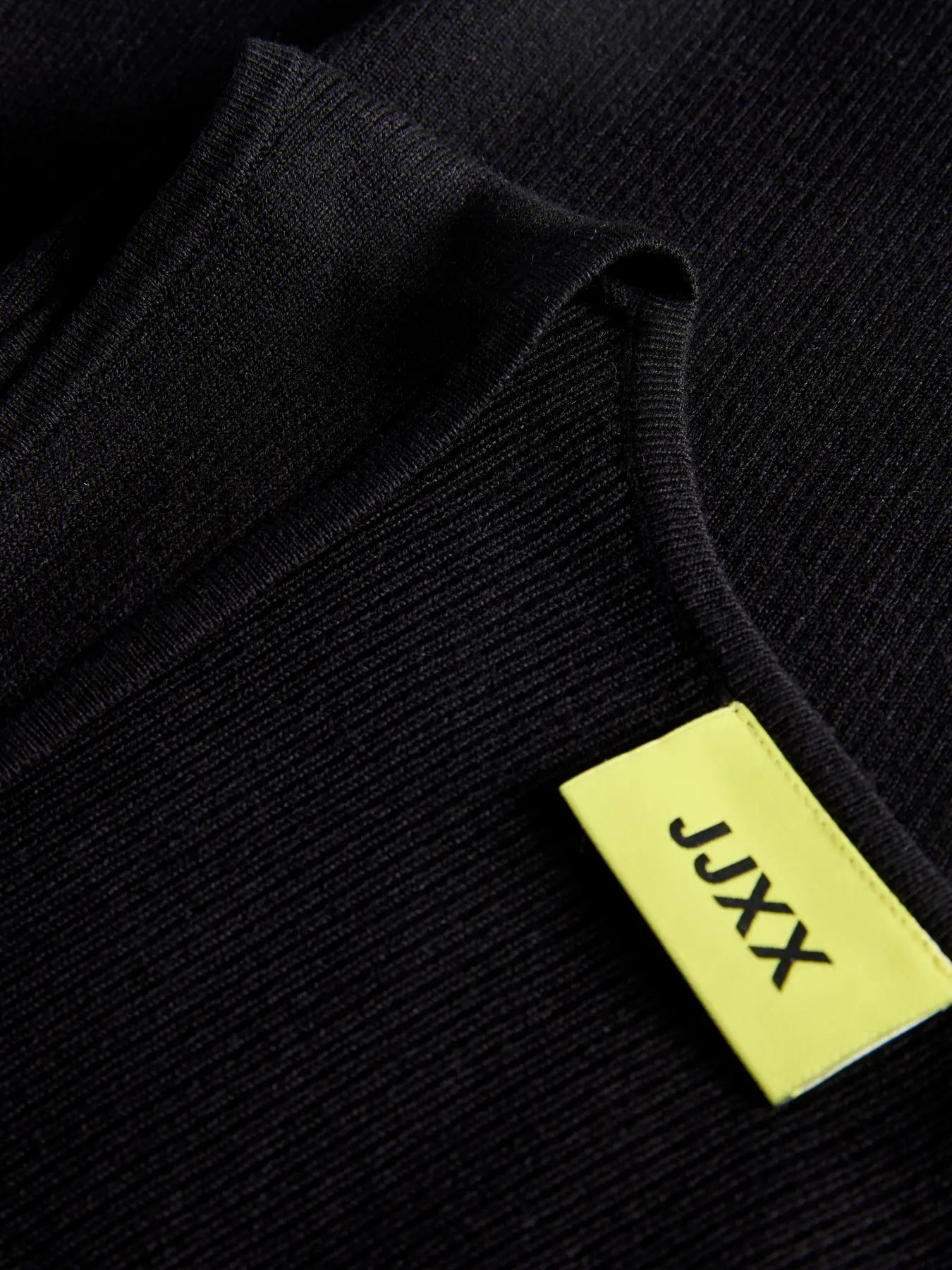 JJXX POSIE SQ NECK RIBBED TANK - BLACK