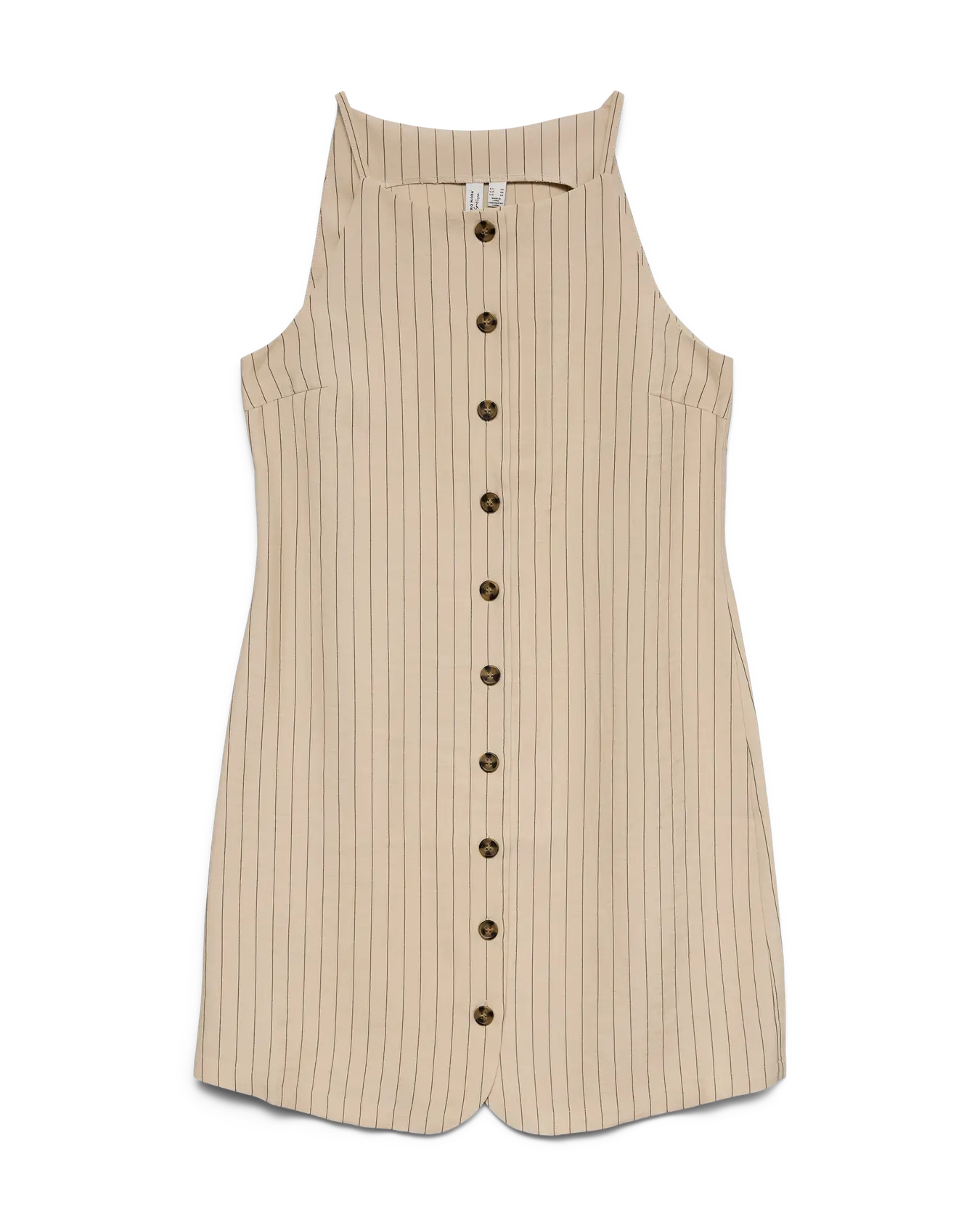 VM KIARA BLAZER DRESS - OATMEAL STRIPES