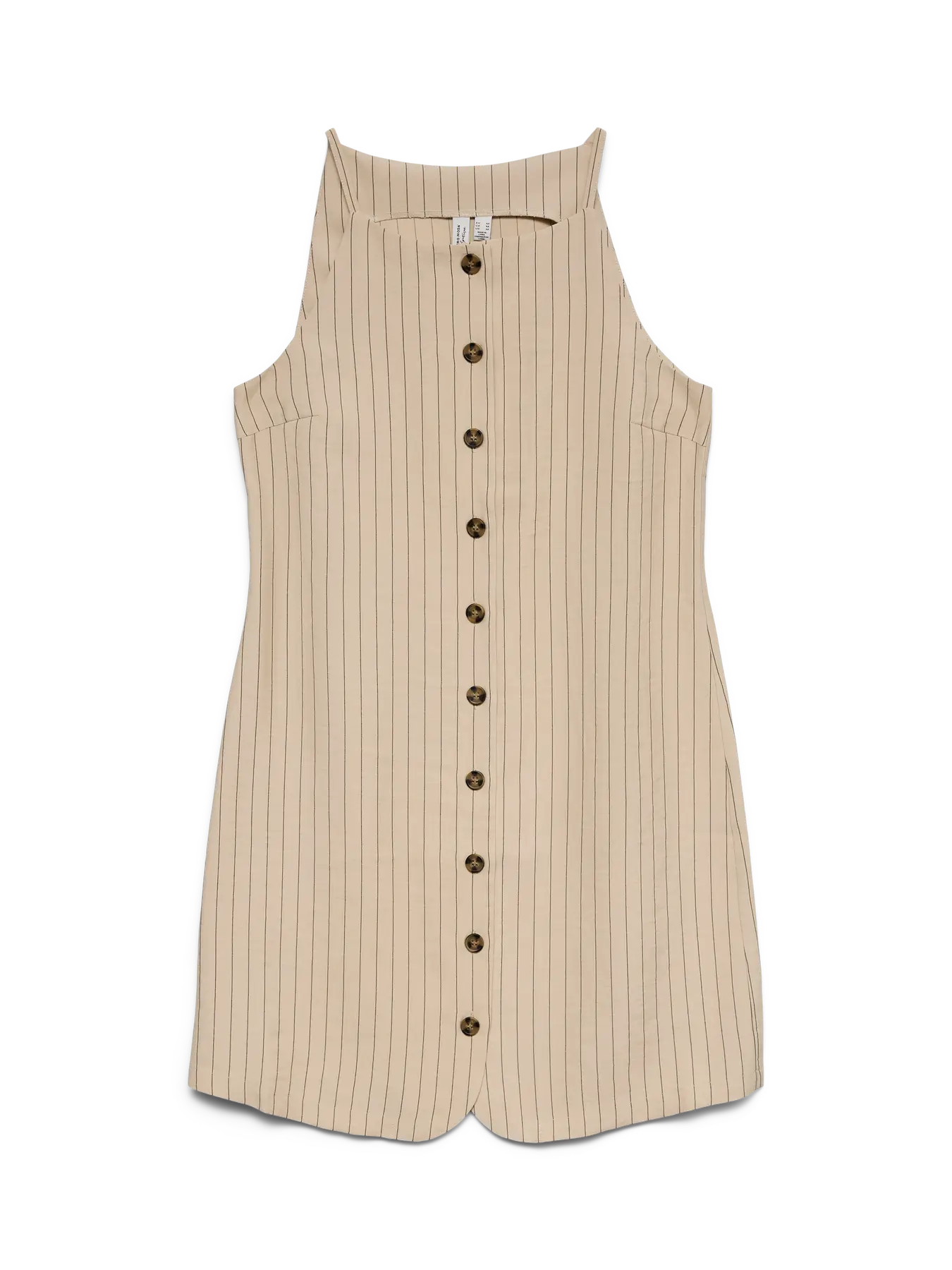 VM KIARA BLAZER DRESS - OATMEAL STRIPES
