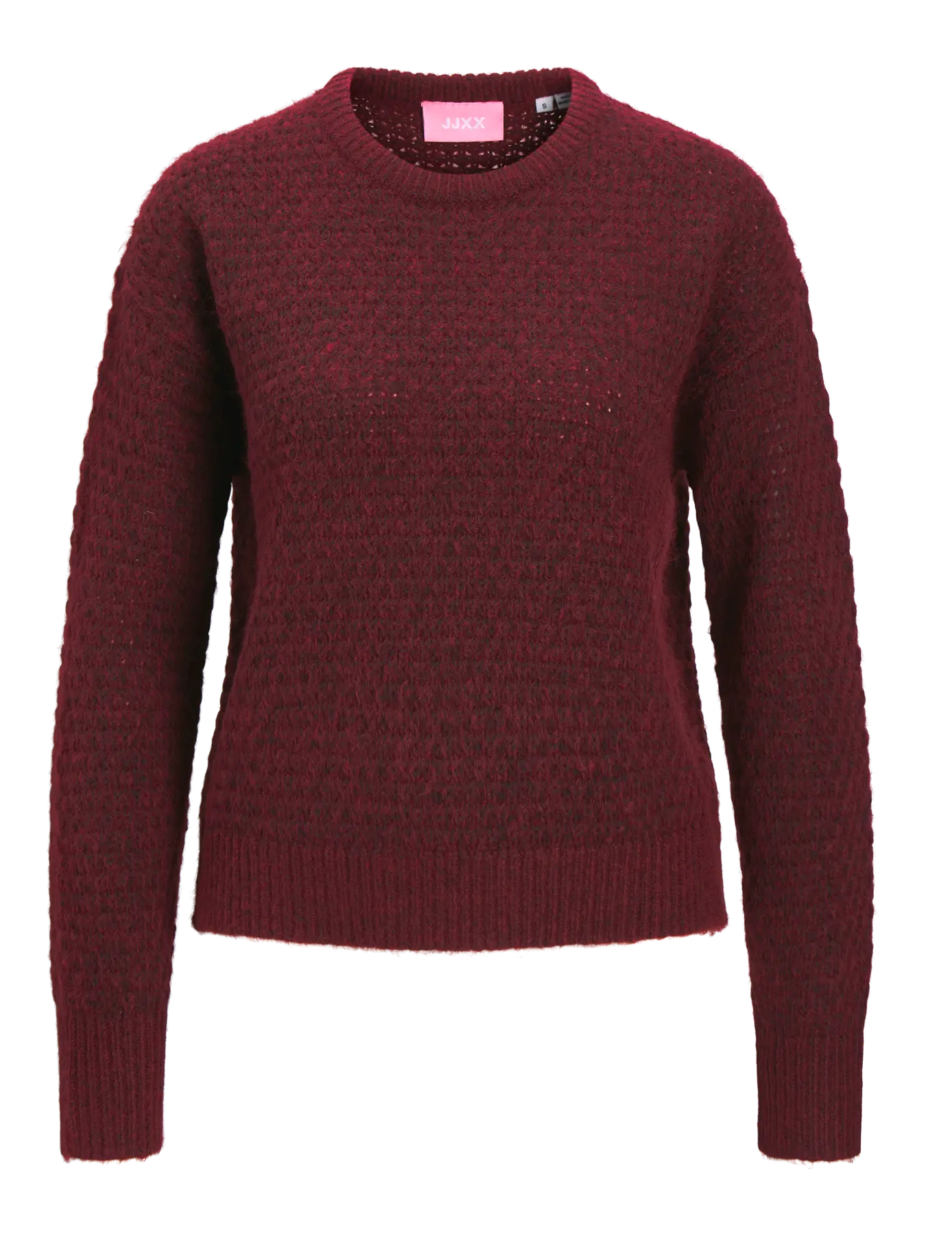 MILLY CREW NECK SWEATER - CABERNET