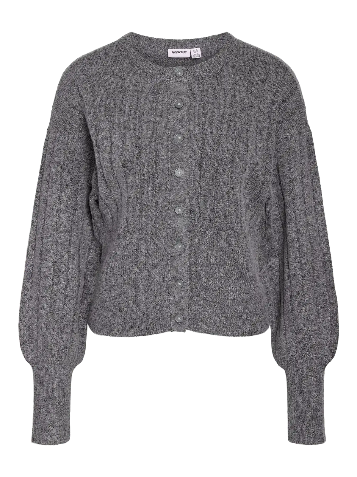 NM NOELLA KNIT CARDIGAN - MEDIUM GREY MELANGE