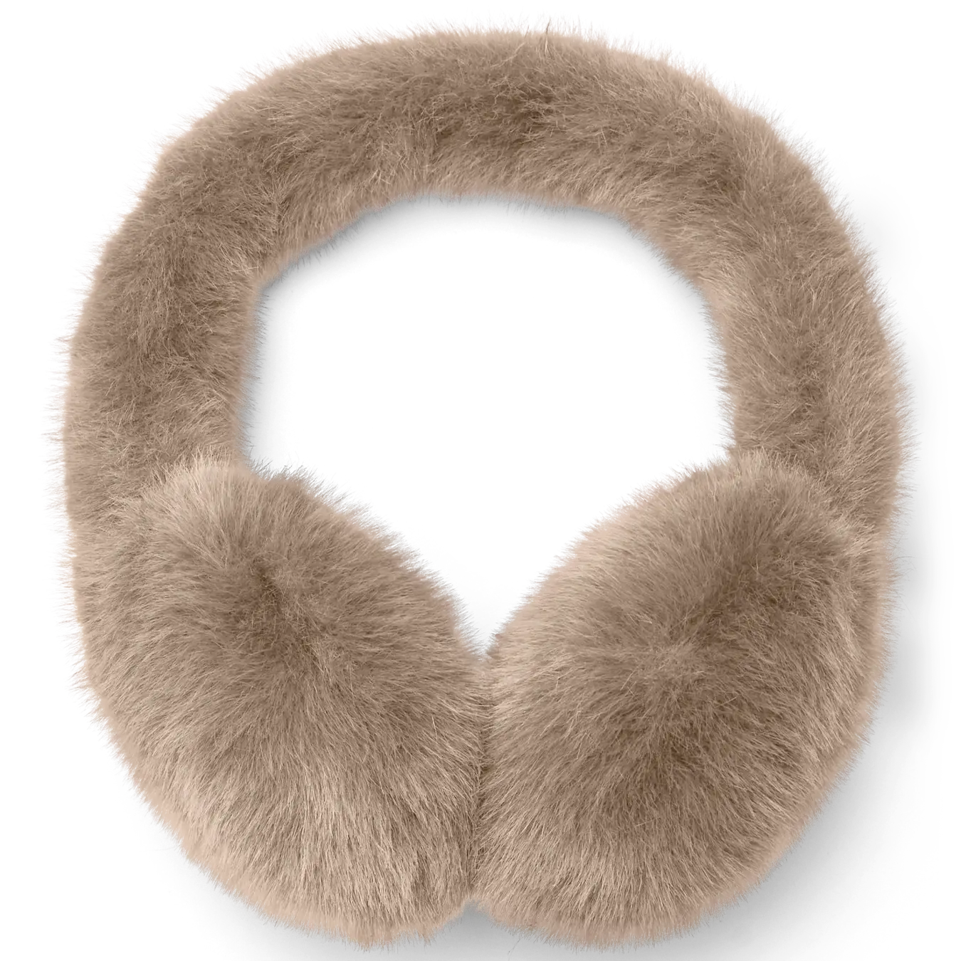 VM KAJA FAUX FU EAR MUFFS - SILVER MINK