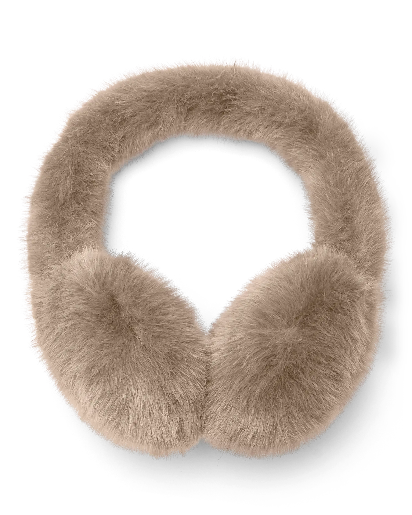 VM KAJA FAUX FU EAR MUFFS - SILVER MINK
