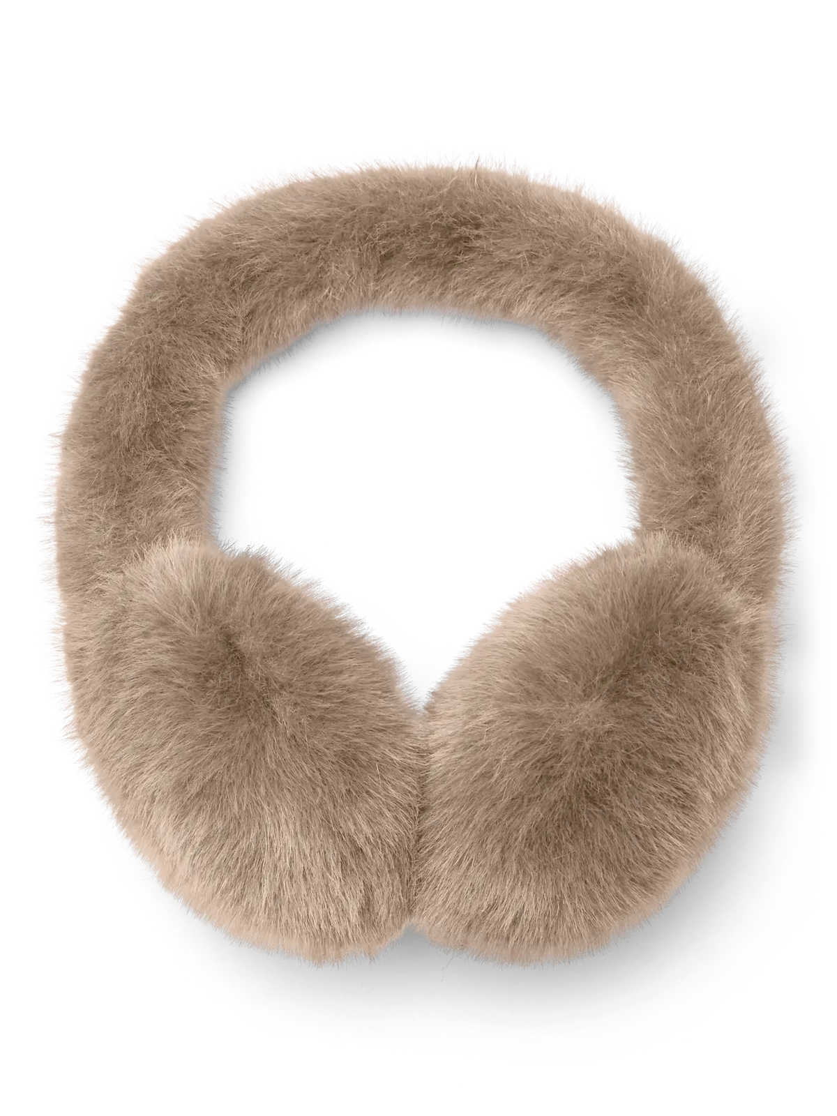 VM KAJA FAUX FU EAR MUFFS - SILVER MINK