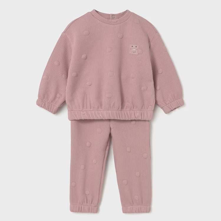 MAYORAL PADDED TRACKSUIT - ROSE