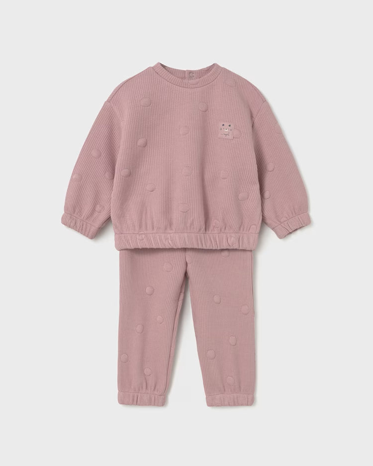 MAYORAL PADDED TRACKSUIT - ROSE