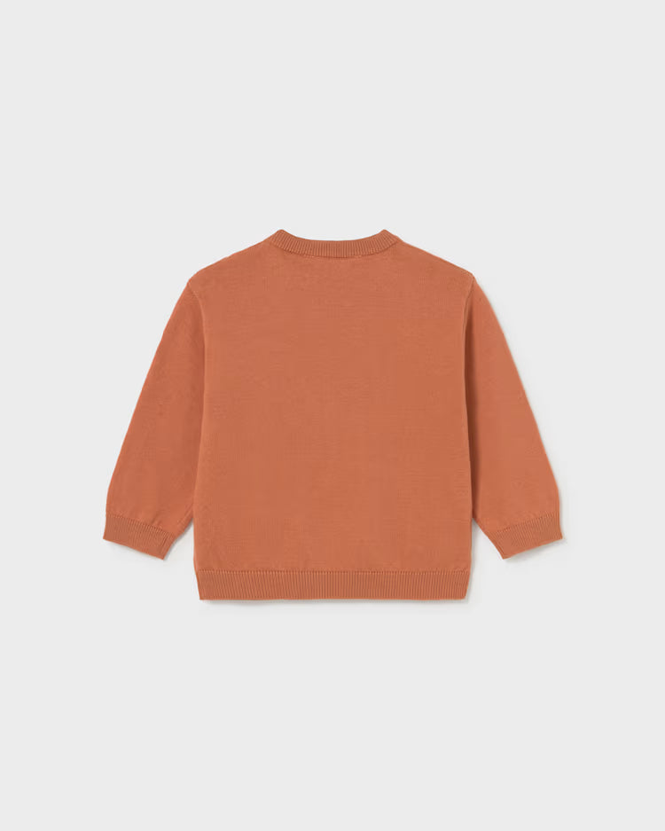 MAYORAL PRINTED SWEATER - RUST