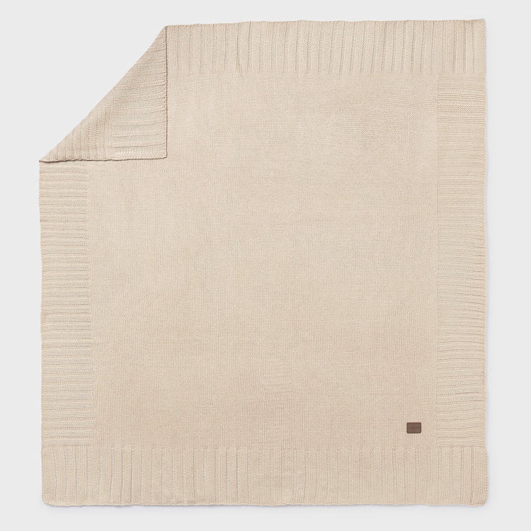 MAYORAL KNIT BLANKET - DUNE HEATHER