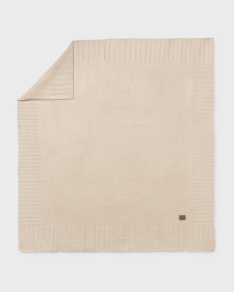 MAYORAL KNIT BLANKET - DUNE HEATHER