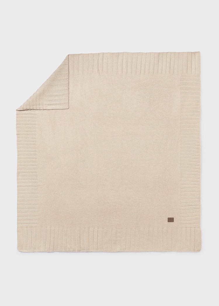 MAYORAL KNIT BLANKET - DUNE HEATHER