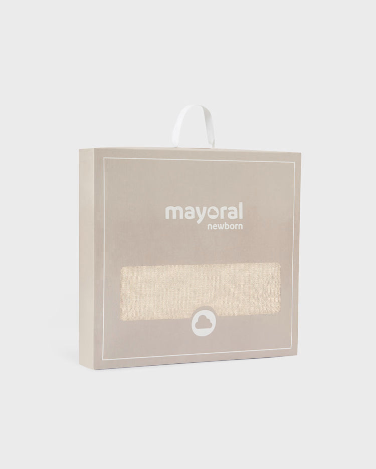 MAYORAL KNIT BLANKET - DUNE HEATHER