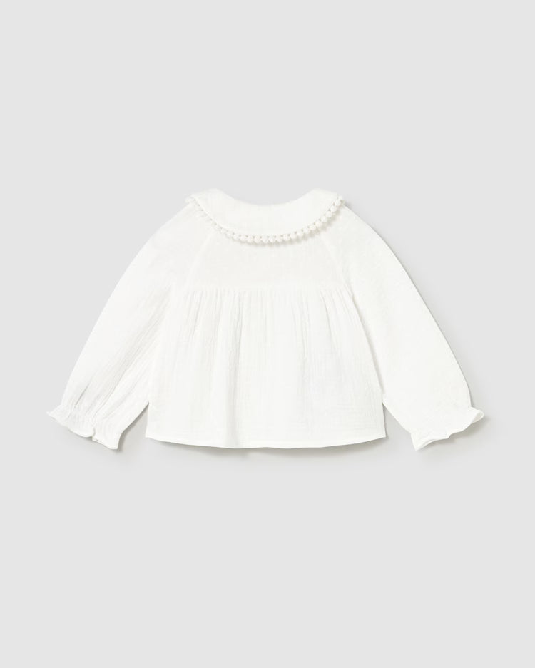 MAYORAL BABY CHIFFON BLOUSE - CREAM