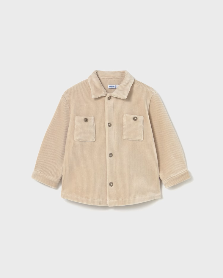 MAYORAL CORDUROY OVERSHIRT - CEREAL
