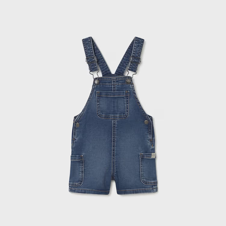 MAYORAL SOFT DENIM OVERALLS - MEDIUM WASH
