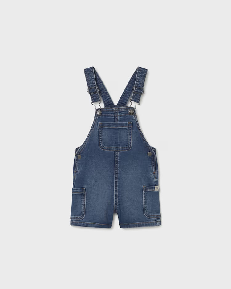 MAYORAL SOFT DENIM OVERALLS - MEDIUM WASH