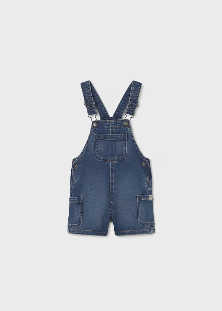 MAYORAL SOFT DENIM OVERALLS - MEDIUM WASH