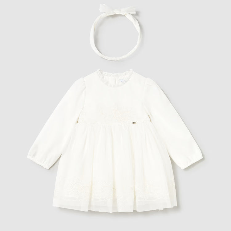 MAYORAL CEREMONY DRESS - ECRU