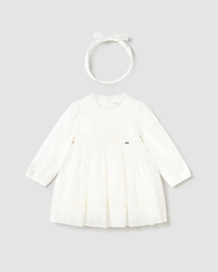 MAYORAL CEREMONY DRESS - ECRU