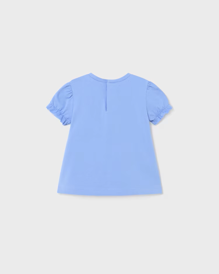 MAYORAL EYELET EMBROIDERY SHIRT - INDIGO