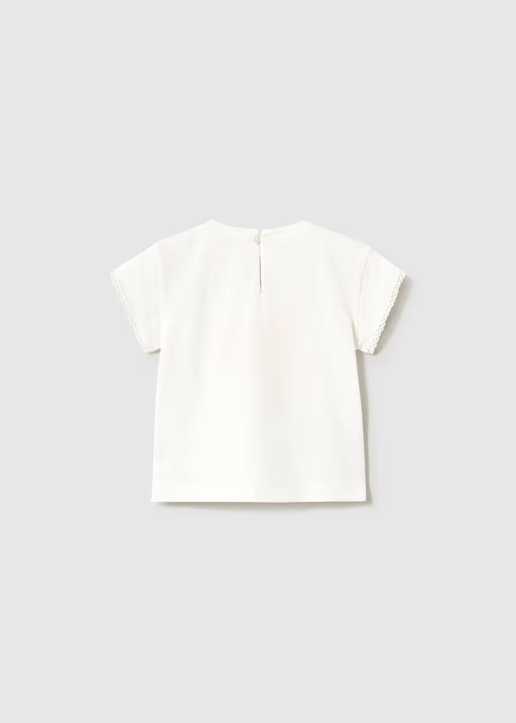 MAYORAL SS GRAPHIC TEE - BLOSSOM