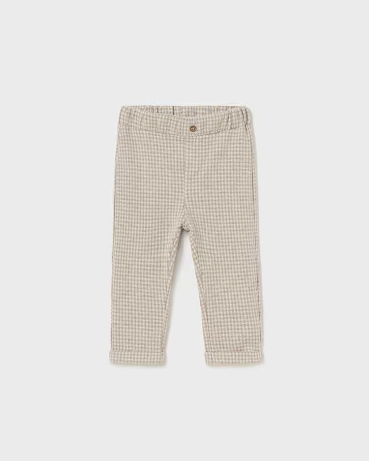 MAYORAL JACQUARD PANTS - LATTE