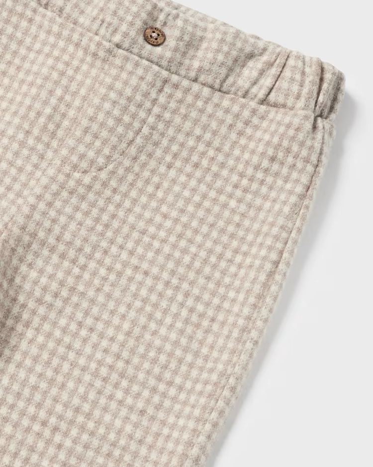 MAYORAL JACQUARD PANTS - LATTE