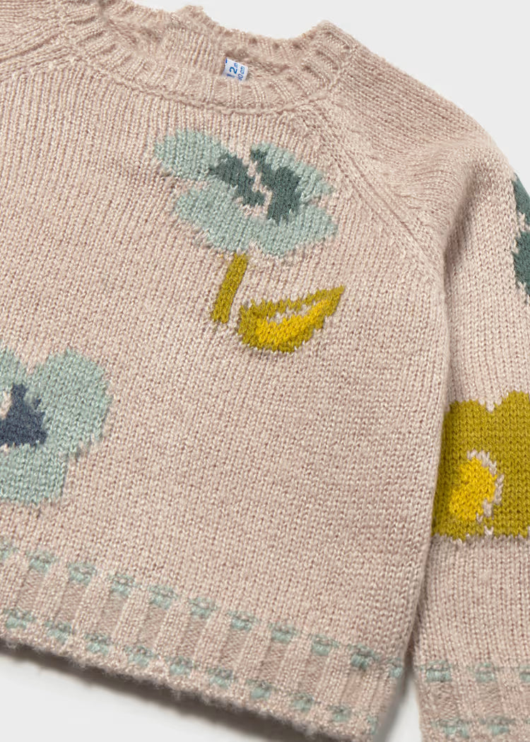 MAYORAL PRINTED SWEATER - BEIGE