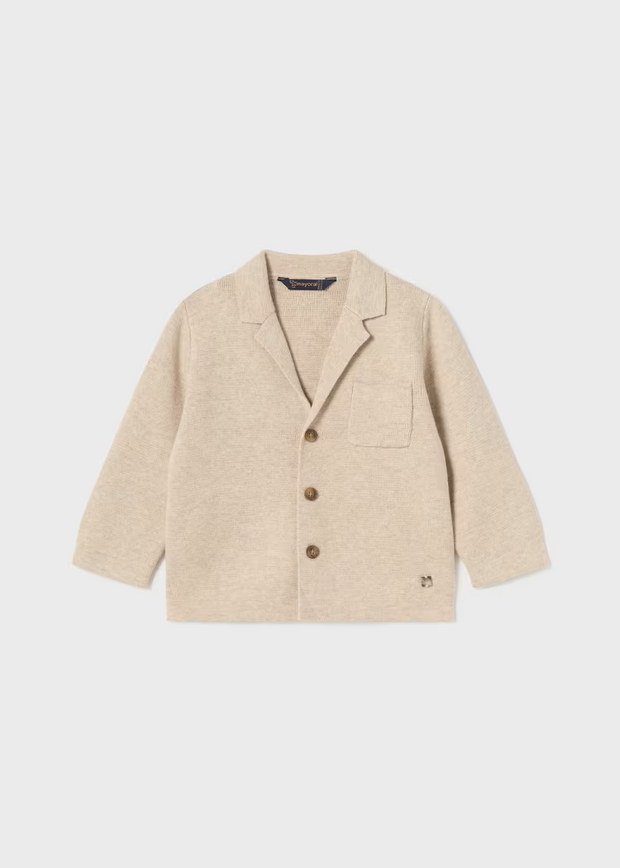 MAYORAL KNIT JACKET - BEIGE