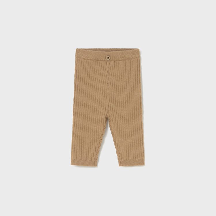 MAYORAL KNIT LEGGINGS - TOFFEE