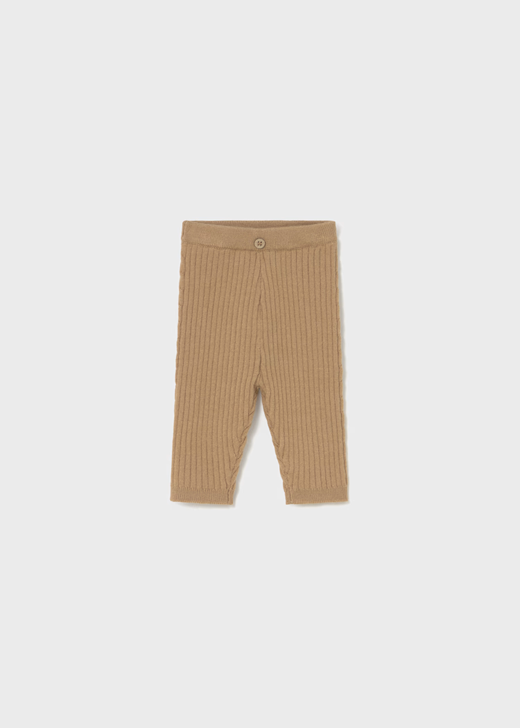 MAYORAL KNIT LEGGINGS - TOFFEE