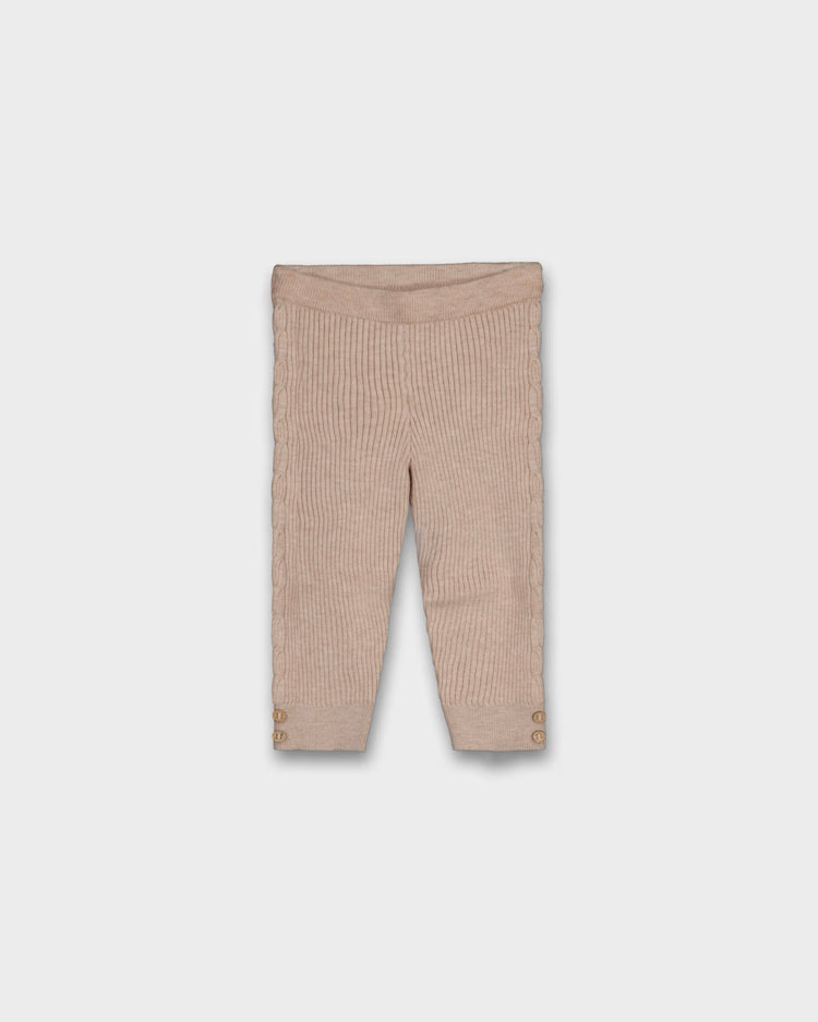 MAYORAL KNIT LEGGINGS - HEATHER TOFFEE