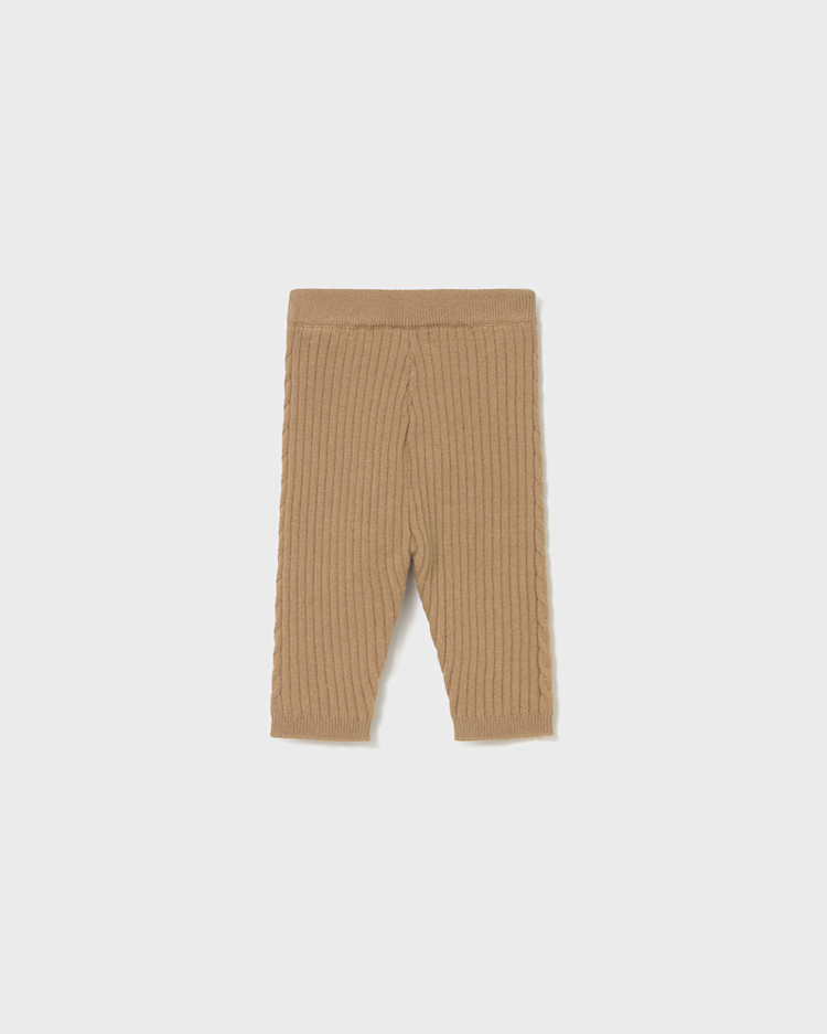 MAYORAL KNIT LEGGINGS - TOFFEE