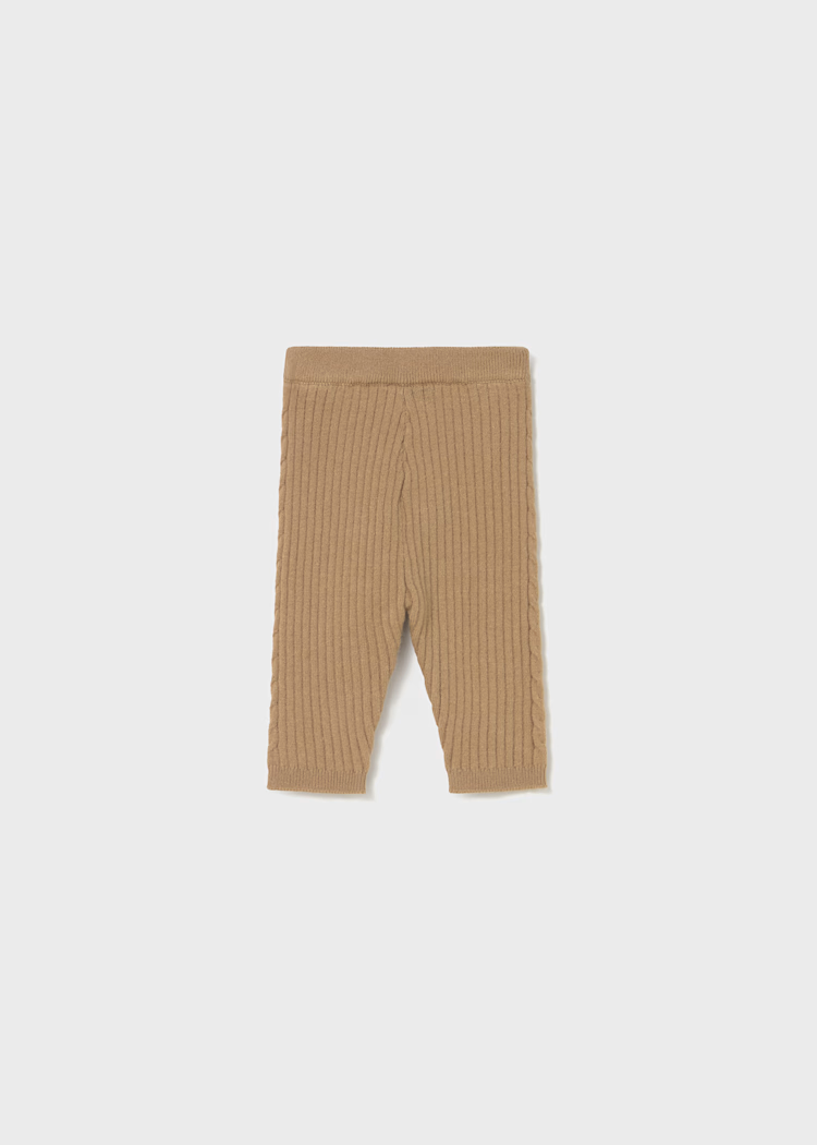 MAYORAL KNIT LEGGINGS - TOFFEE