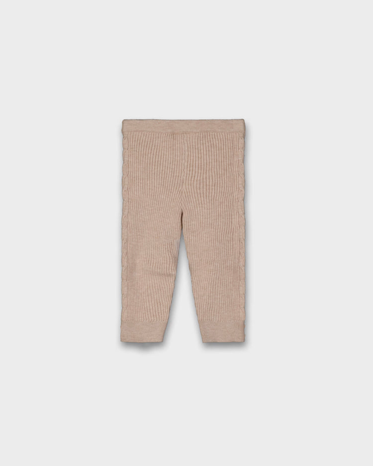 MAYORAL KNIT LEGGINGS - HEATHER TOFFEE