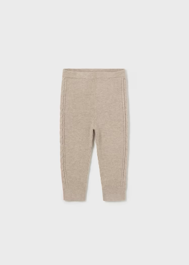 MAYORAL KNIT LEGGINGS SAND On Trend