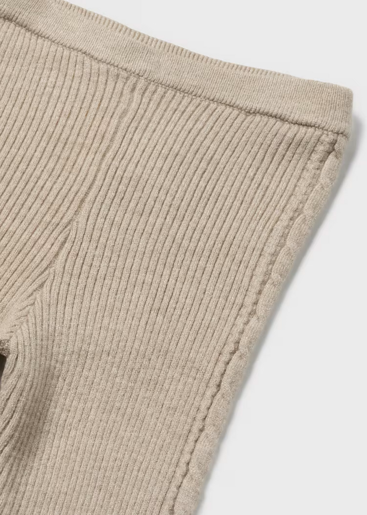 MAYORAL KNIT LEGGINGS - SAND