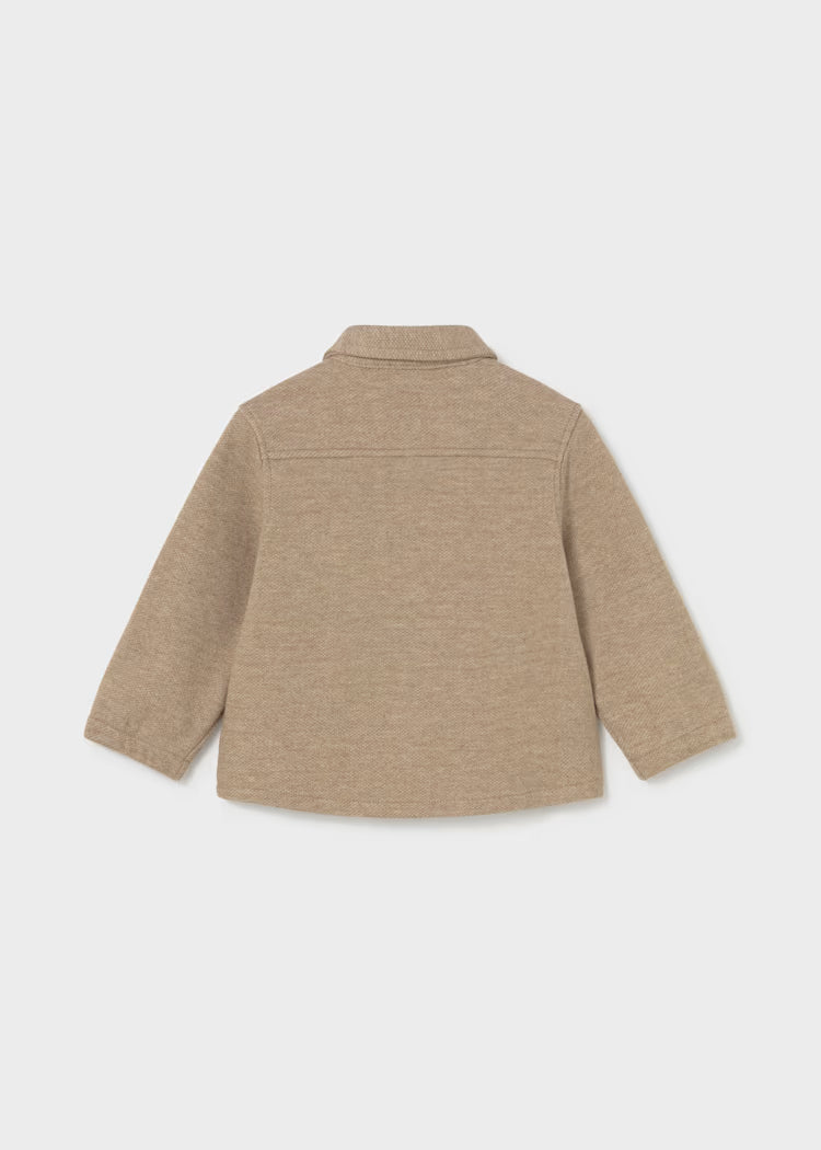 MAYORAL KNIT JACKET - TRUFFLE