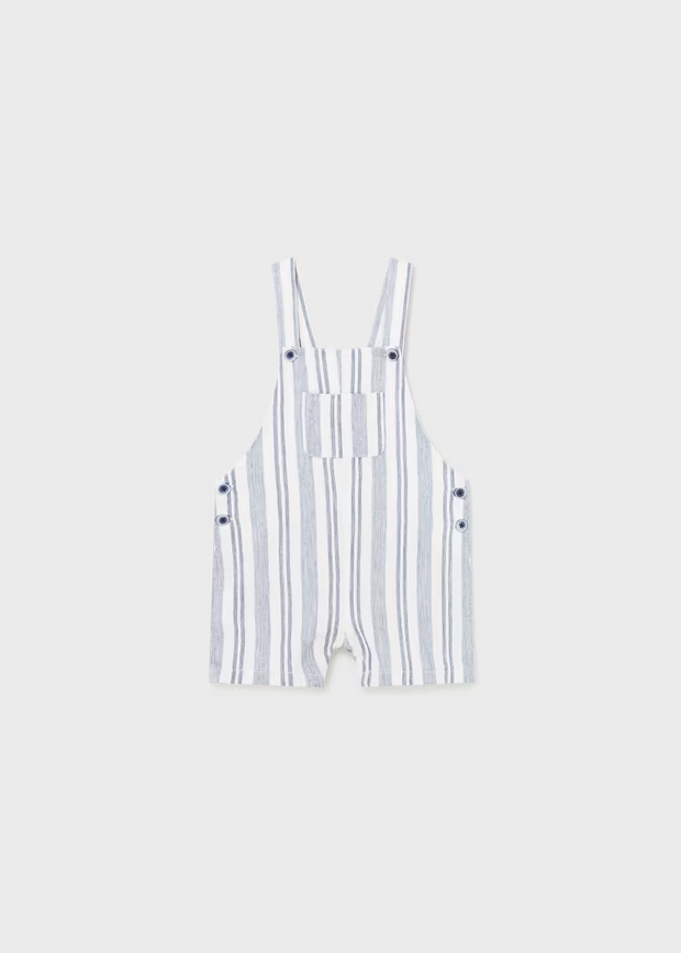 MAYORAL STRIPED OVERALLS - NAVY