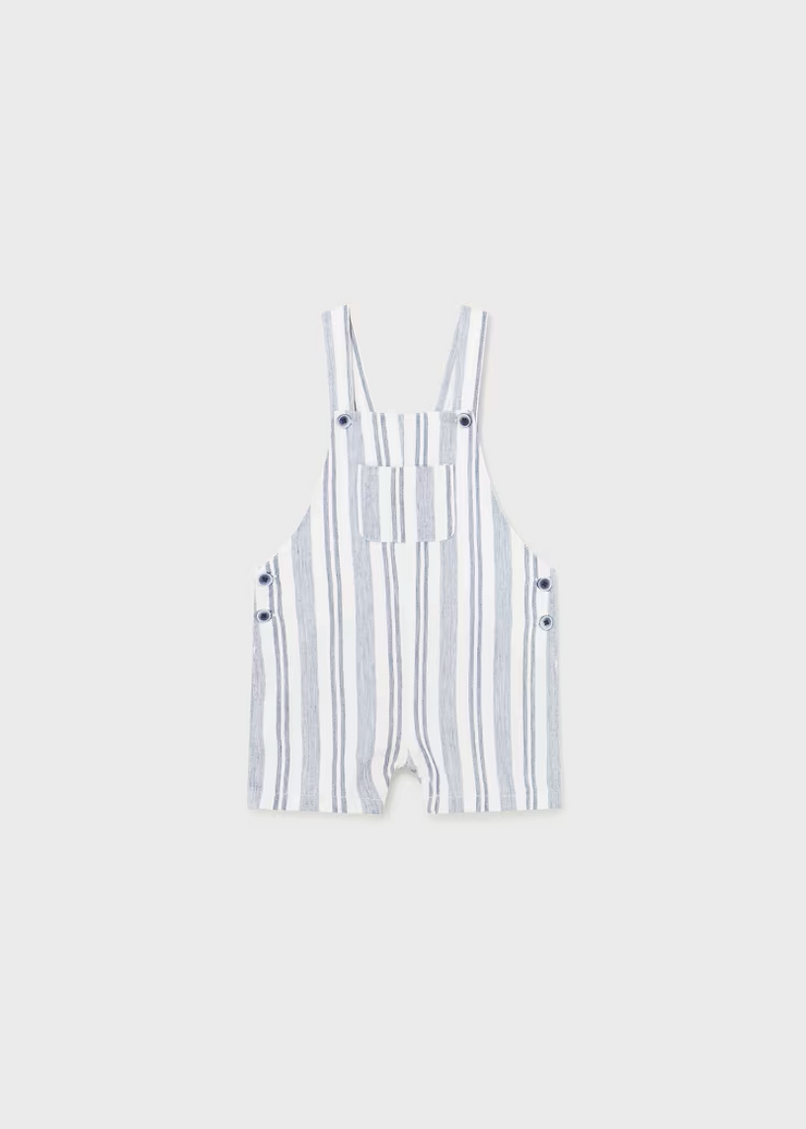 MAYORAL STRIPED OVERALLS - NAVY