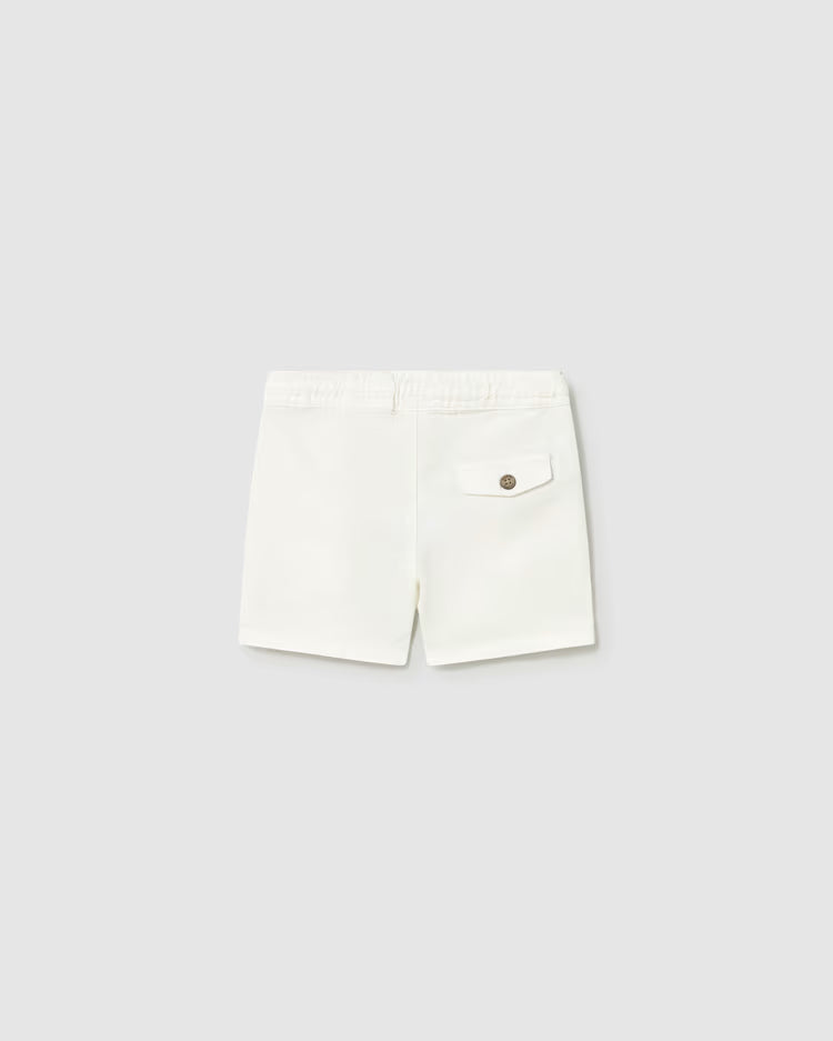 MAYORAL LINEN SHORTS - NATURAL