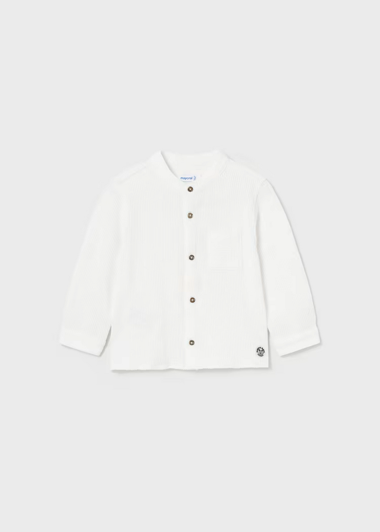 MAYORAL LONG SLEEVE SHIRT - CREAM