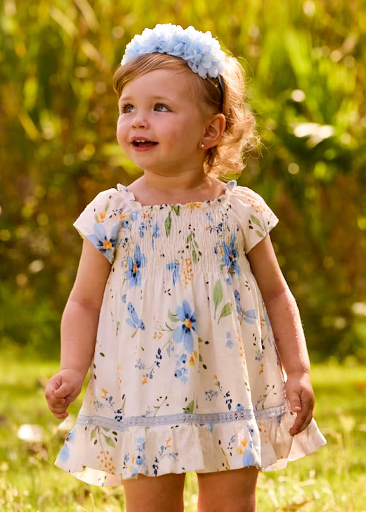 MAYORAL PRINTED DRESS - SKY
