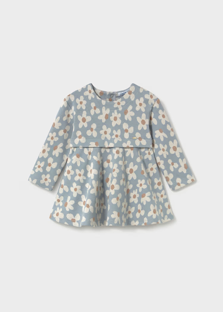 MAYORAL PRINTED DRESS - BLUE