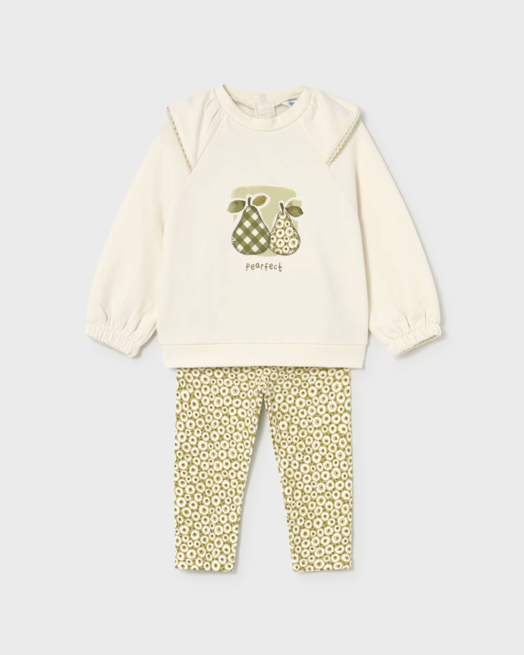 MAYORAL LEGGING SET - LIGHT OLIVE