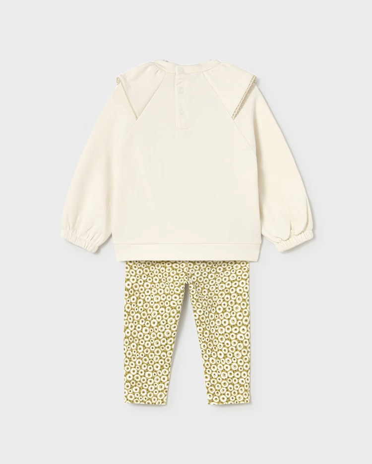 MAYORAL LEGGING SET - LIGHT OLIVE