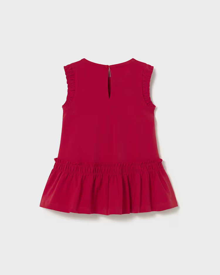 MAYORAL PRINTED DRESS - RED