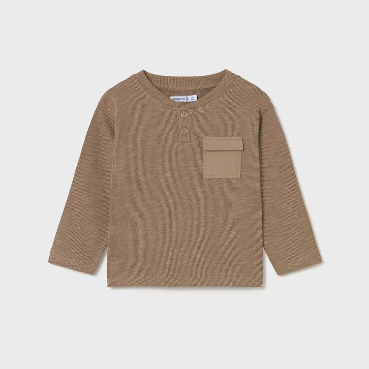 MAYORAL KNIT LONG SLEEVE - CARAMEL